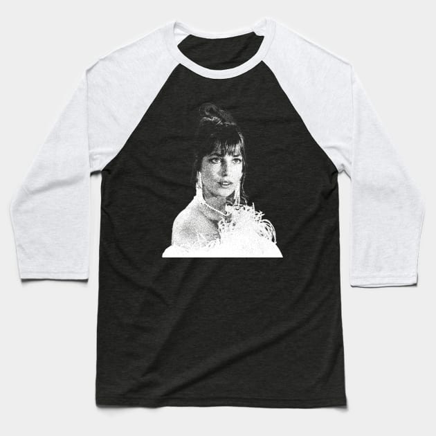 Black STYLE Jane Birkin Sweet Baseball T-Shirt by olerajatepe